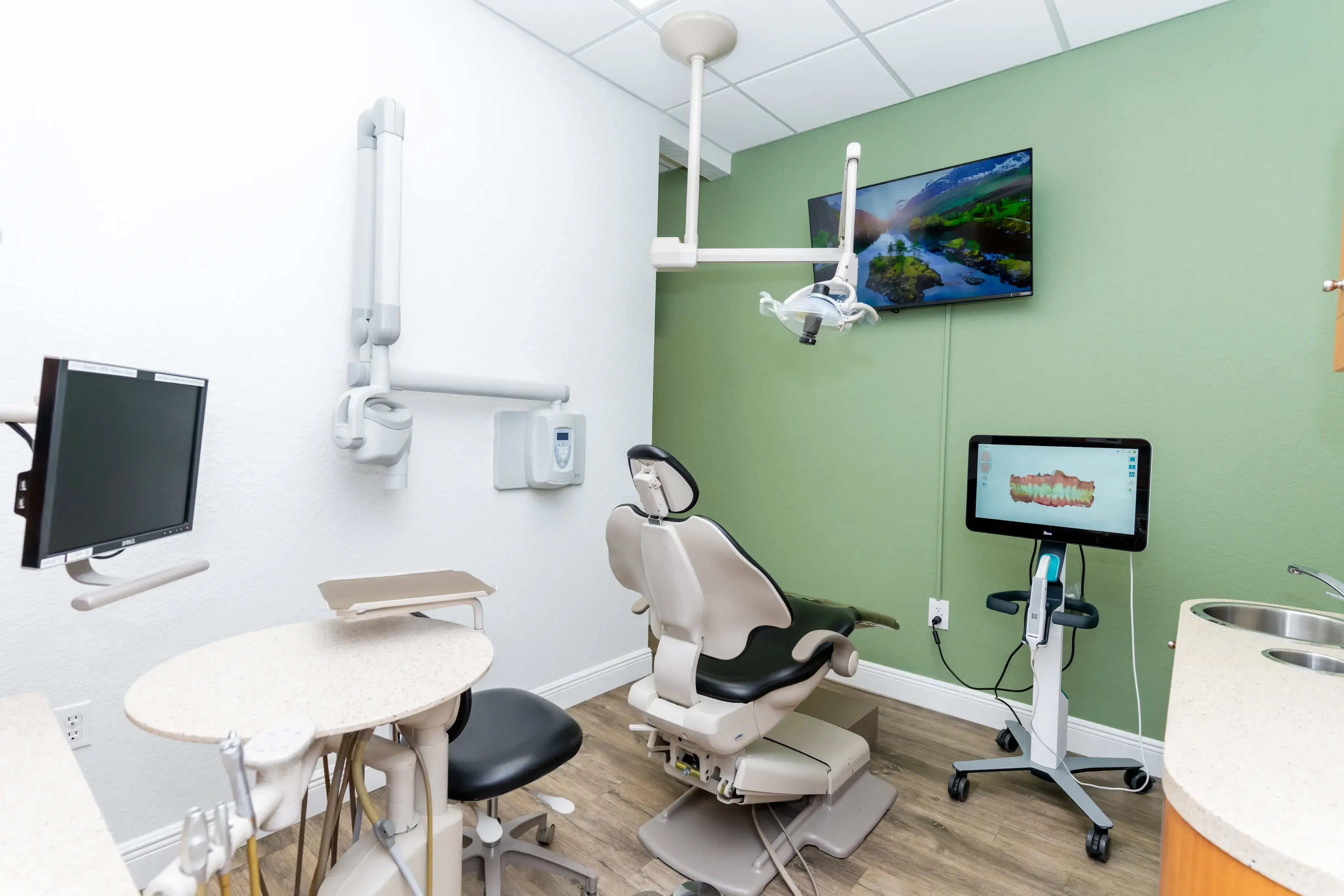 Enclave Dental front desk welcoming patients Lake Mary FL